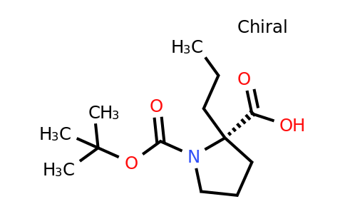 CAS 706806-58-8 | (2S)-1-tert-butoxycarbonyl-2-propyl-pyrrolidine-2-carboxylic acid