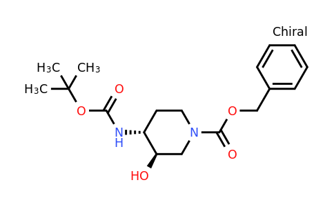 CAS 724787-52-4 | benzyl trans-4-((tert-butoxycarbonyl)amino)-3-hydroxypiperidine-1-carboxylate