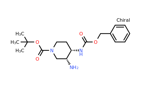 CAS 766556-80-3 | cis-1-boc-3-amino-4-(cbz-amino)piperidine