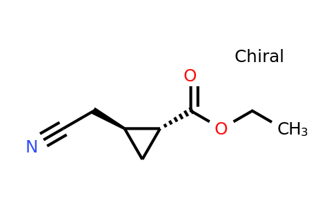 CAS 84673-46-1 | ethyl trans-2-(cyanomethyl)cyclopropane-1-carboxylate