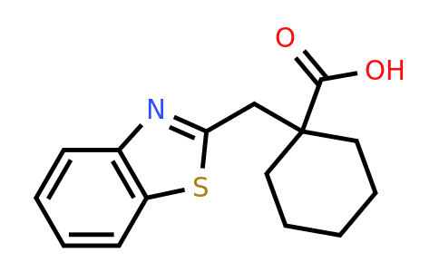 CAS 863669-59-4 | 1-[(1,3-benzothiazol-2-yl)methyl]cyclohexane-1-carboxylic acid