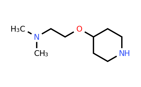 CAS 884586-66-7 | N,N-Dimethyl-2-(piperidin-4-yloxy)ethanamine