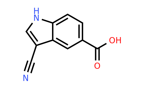 CAS 889942-87-4 | 3-Cyano-1H-indole-5-carboxylic acid