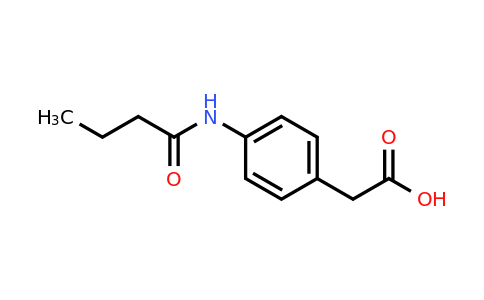 CAS 89625-67-2 | 2-(4-Butyramidophenyl)acetic acid