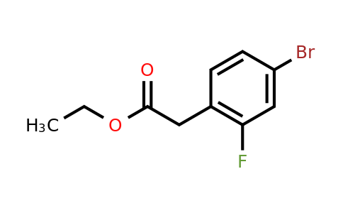 CAS 924312-09-4 | (4-Bromo-2-fluoro-phenyl)-acetic acid ethyl ester