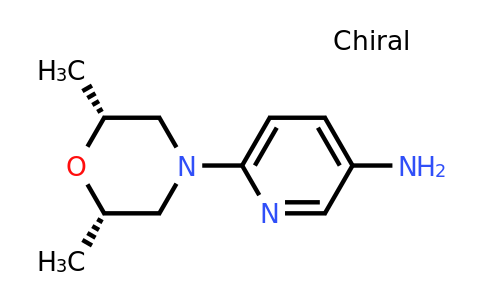 CAS 956699-06-2 | rel-6-[(2R,6S)-2,6-dimethylmorpholin-4-yl]pyridin-3-amine