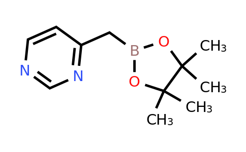 2-(Pyrimidin-4-ylmethyl)-4,4,5,5-tetramethyl-[1,3,2]dioxaborolane