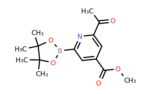 [6-Acetyl-4-(methoxycarbonyl)pyridin-2-YL]boronic acid pinacol ester