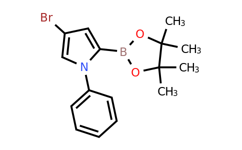 4-Bromo-1-phenyl-2-(4,4,5,5-tetramethyl-1,3,2-dioxaborolan-2-YL)-pyrrole